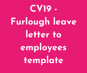 Furlough leave template letter